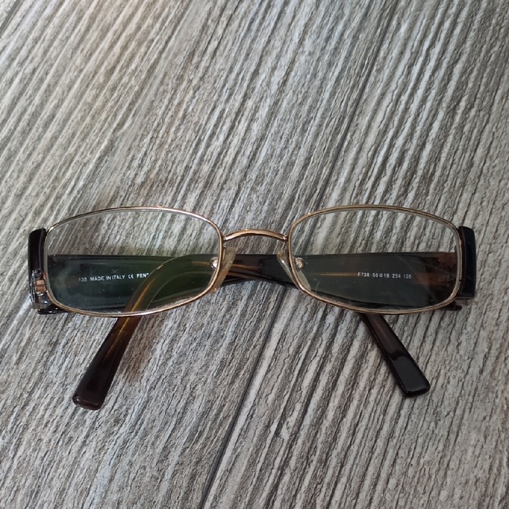 Fendi F738 Vintage Bronze/Brown Elegant Women's Glasses